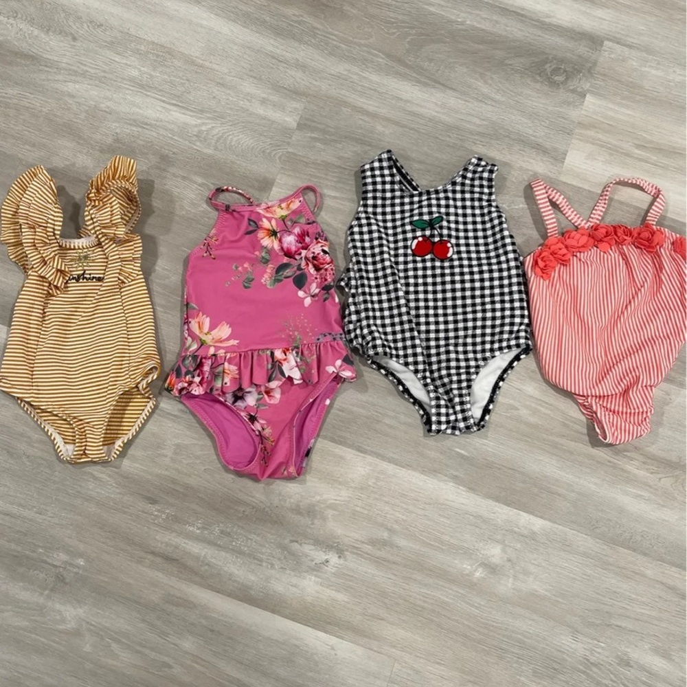 4 x baby swimsuits